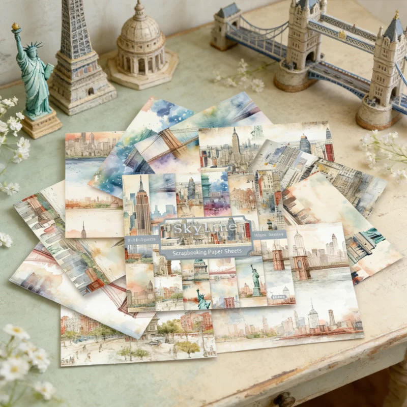 24pcs 6 Skyline Scrapbook Paper Cardstock 04 24pcs 6 Skyline Scrapbook Paper Cardstock 04