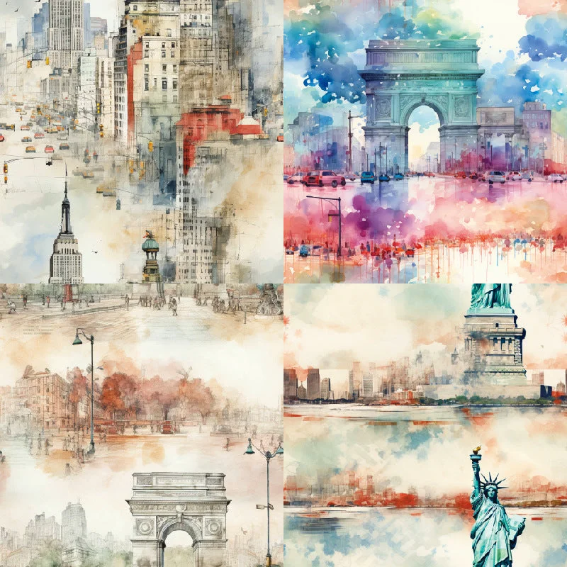 24pcs 6 Skyline Scrapbook Paper Cardstock 06 24pcs 6 Skyline Scrapbook Paper Cardstock 06