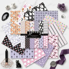 Sumflying Spooky 24PCS Scrapbook Paper & Cardstock