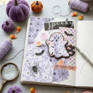 24pcs 6 Spooky Scrapbook Paper Cardstock 1 04