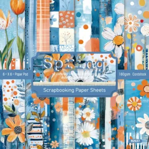 24pcs 6 Spring Scrapbook Paper Cardstock 00