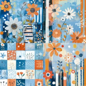 Sumflying Spring 24PCS Scrapbook Paper & Cardstock 24pcs 6 Spring Scrapbook Paper Cardstock 02