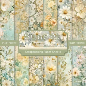 Sumflying Sunset 24PCS Scrapbook Paper & Cardstock