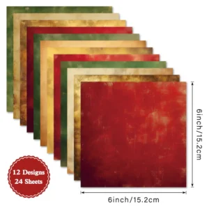 Sumflying Tales 24PCS Scrapbook Paper & Cardstock 24pcs 6 Tales Scrapbook Paper Cardstock 04
