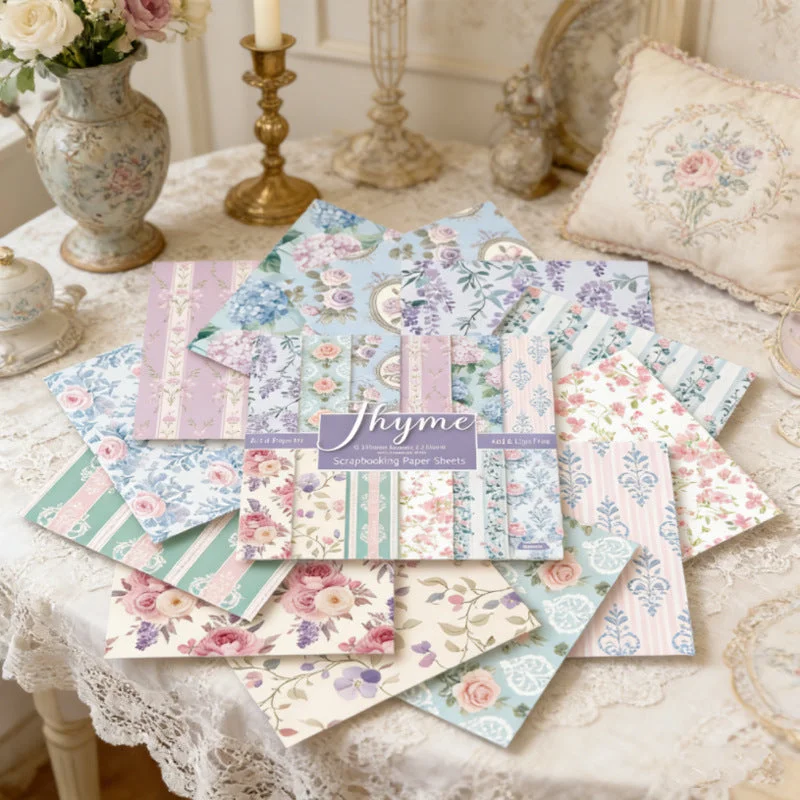 24pcs 6 Thyme Scrapbook Paper Cardstock 02 24pcs 6 Thyme Scrapbook Paper Cardstock 02
