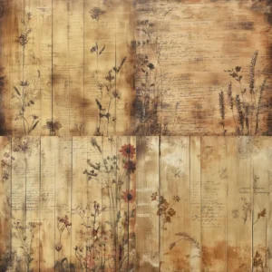 Sumflying Timber Florals 24PCS Scrapbook Paper & Cardstock 24pcs 6 Timber Florals Scrapbook Paper Cardstock 03