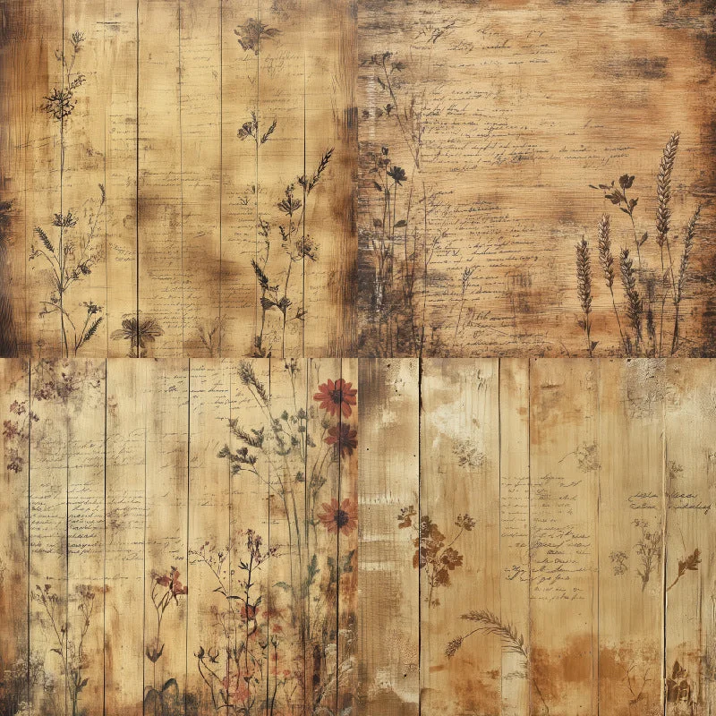 24pcs 6 Timber Florals Scrapbook Paper Cardstock 03 24pcs 6 Timber Florals Scrapbook Paper Cardstock 03