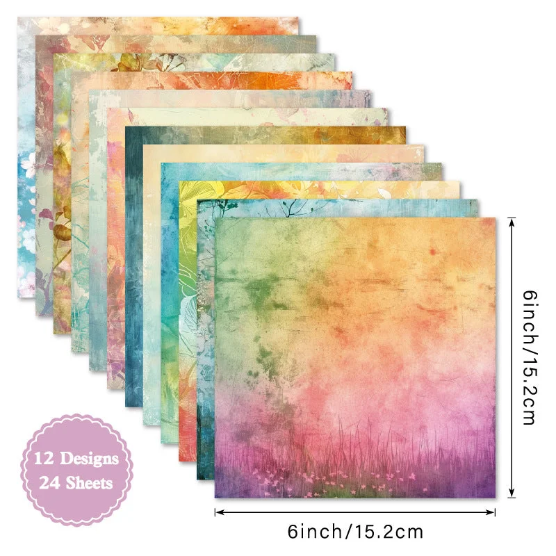 24pcs 6 Verdure Scrapbook Paper Cardstock 01 24pcs 6 Verdure Scrapbook Paper Cardstock 01