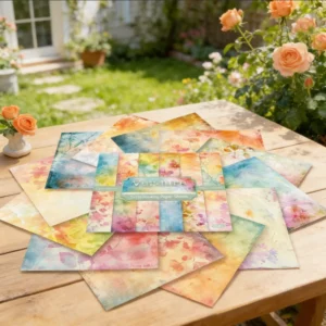 Sumflying Verdure 24PCS Scrapbook Paper & Cardstock 24pcs 6 Verdure Scrapbook Paper Cardstock 02