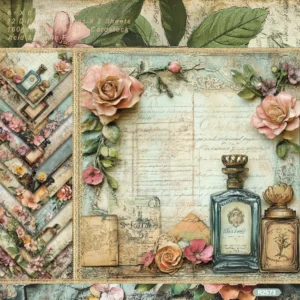 24pcs 6 Vintage Style Scrapbook Paper Cardstock 1 00