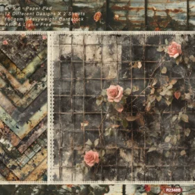 Sumflying Vintage Style 24PCS Scrapbook Paper & Cardstock