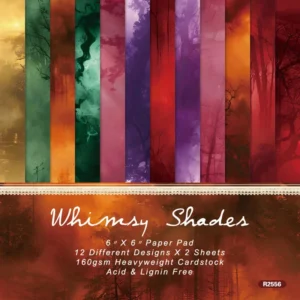 24pcs 6 Whimsy Shades Scrapbook Paper Cardstock 00