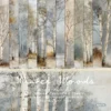 24pcs 6 Winter Woods Scrapbook Paper Cardstock 00