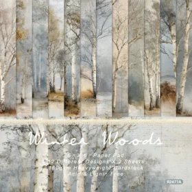 Sumflying Winter Woods 24PCS Scrapbook Paper & Cardstock