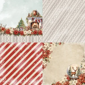Sumflying Wintry 24PCS Scrapbook Paper & Cardstock 24pcs 6 Wintry Scrapbook Paper Cardstock 02