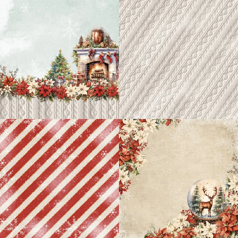 24pcs 6 Wintry Scrapbook Paper Cardstock 02 24pcs 6 Wintry Scrapbook Paper Cardstock 02