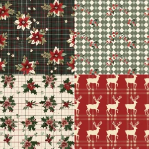 Sumflying Xmas 24PCS Scrapbook Paper & Cardstock 24pcs 6 Xmas Scrapbook Paper Cardstock 03