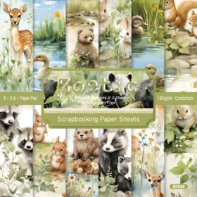 Sumflying Zoetic 24PCS Scrapbook Paper & Cardstock