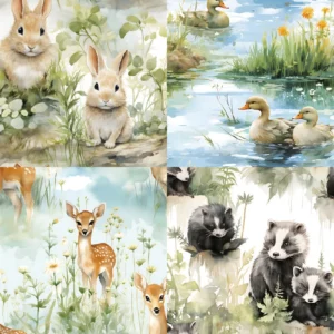 24pcs 6 Zoetic Scrapbook Paper Cardstock 01
