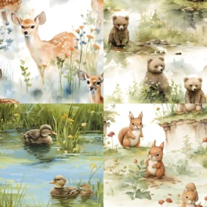 24pcs 6 Zoetic Scrapbook Paper Cardstock 03