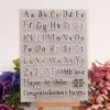 26 Alphabets Stamp Set - main product photo | clear stamp