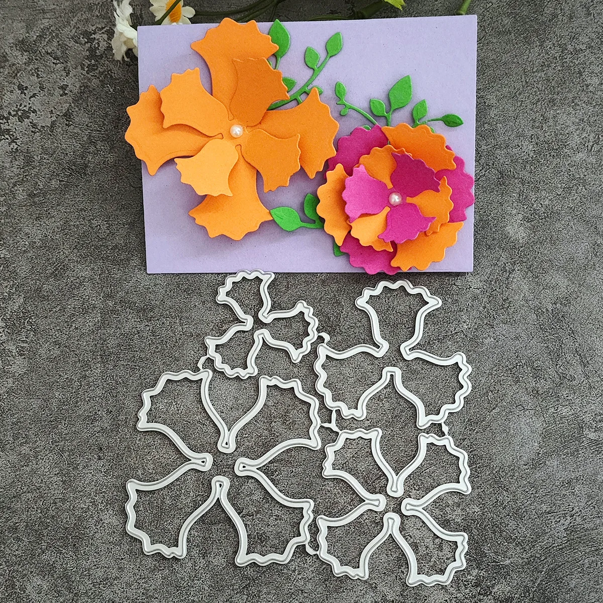3D Flower Leaf Metal Cutting Dies 3 Sumflying 3D Flower Leaf Metal Cutting Dies - product photo 3 of 6