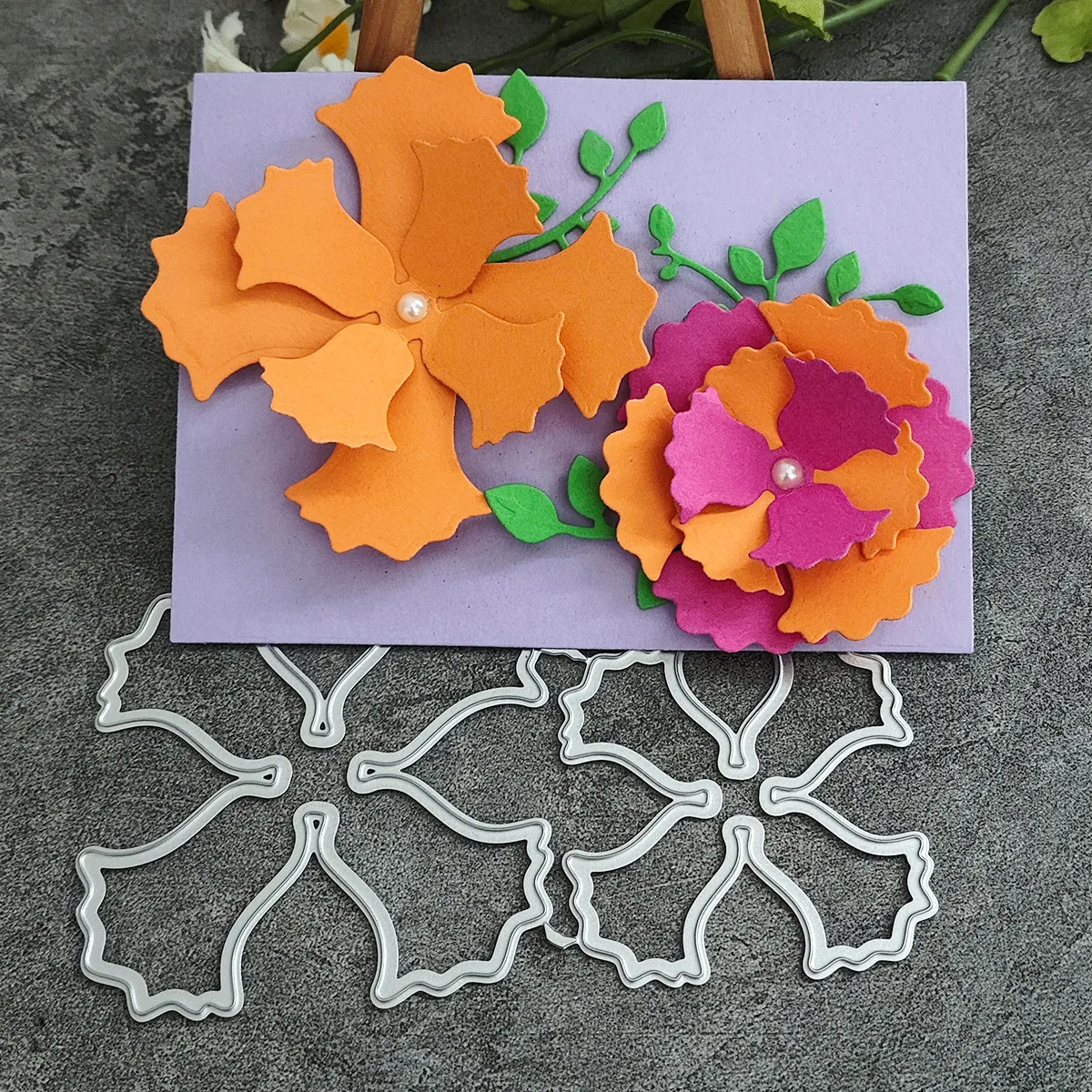 3D Flower Leaf Metal Cutting Dies 5 Sumflying 3D Flower Leaf Metal Cutting Dies - product photo 5 of 6