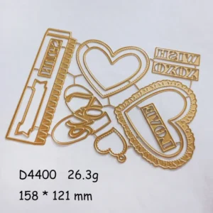 3d Love Box Metal Cutting Dies 01