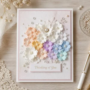 3d Flowers Card 1 2