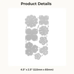 Flowers Metal Die Cuts 3d Flowers Card 1 4