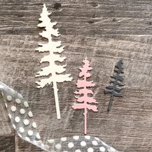 Sumflying 3Pcs Christmas Tree Metal Die Cuts - main product photo
