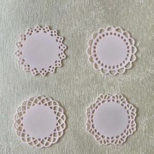 Sumflying 4Pcs Lace Round Metal Die Cuts - product photo 2 of 4
