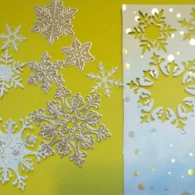 4Pcs/Set Snowflake Metal Die Cuts