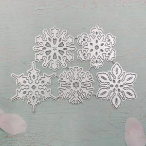 Sumflying 5 Pieces Snowflakes metal cutting die - main product photo