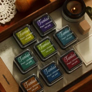 Sumflying Retro Mini Pearlescent Ink Pad (8 Colors) - image 1