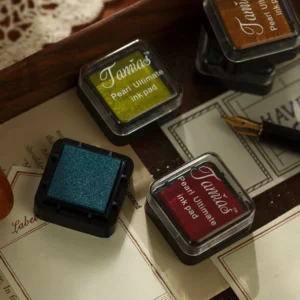 Retro Mini Pearlescent Ink Pad (8 Colors) Sumflying Retro Mini Pearlescent Ink Pad (8 Colors) - image 3