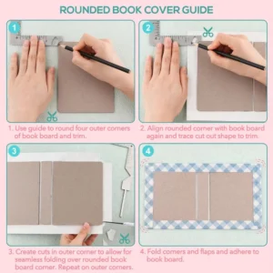 Sumflying Book Cover Guide Chipboard Cover Creation Tool Book Cover Guide G 6