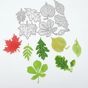 Autumn Botanical Leaf Metal Cutting Dies Botanical Leaf Metal Cutting Dies For Seasonal Card Making