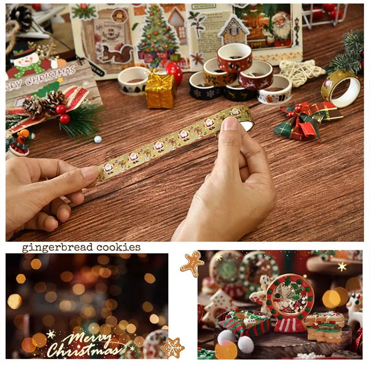 Christmas Decorative Washi Tape Set (6 Rolls) Christmas Decorative Washi Tape Set 6 Rolls 01 7