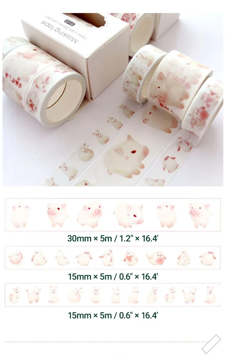 Creative Sakura Oil Painting Starry Sky Boxed Washi Tape Set 2