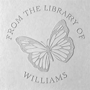 Custom Butterfly From The Library Of Book Embosser 2