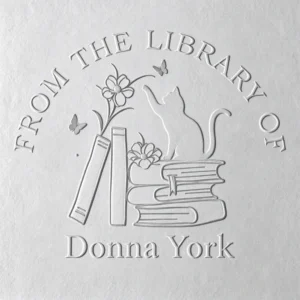 Custom Cat From The Library Of Book Embosser