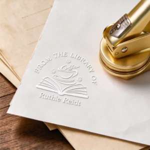 Custom Coffee From The Library Of Book Embosser 1