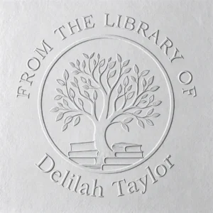 Custom Growing Tree From The Library Of Book Embosser 2
