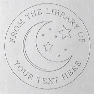 Custom Moon Stars From The Library Of Book Embosser 2