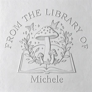 Custom Mushroom From The Library Of Book Embosser