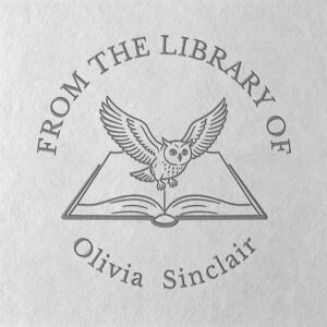 Custom Owl Wings Book Embosser (4)