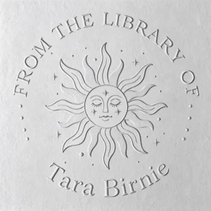 Custom Radiant Sun From The Library Of Book Embosser 2