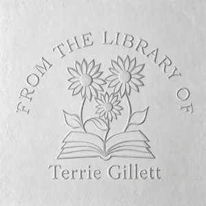 Custom Sunflower From The Library Of Book Embosser 2
