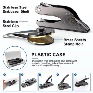 Custom Swirl Butterfly Book Embosser (4)